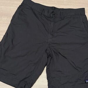 Patagonia Men's Charcoal Flat Front Shorts